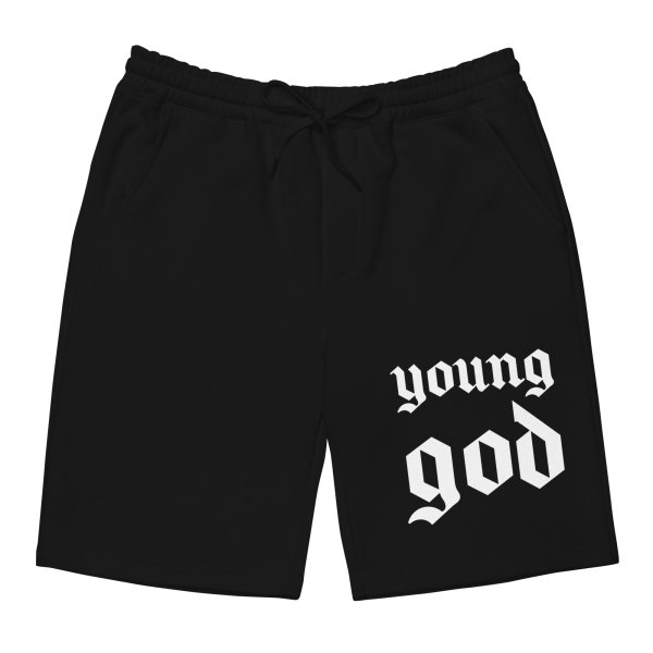 young god fleece shorts